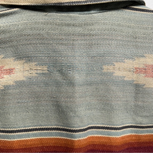 DOUBLE D RANCH BUTTON DOWN STRIPPED SHORT SIZE M - Picture 6 of 10